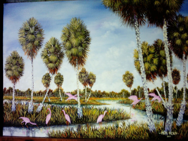 Chaco I Oil Canvas Landscaping