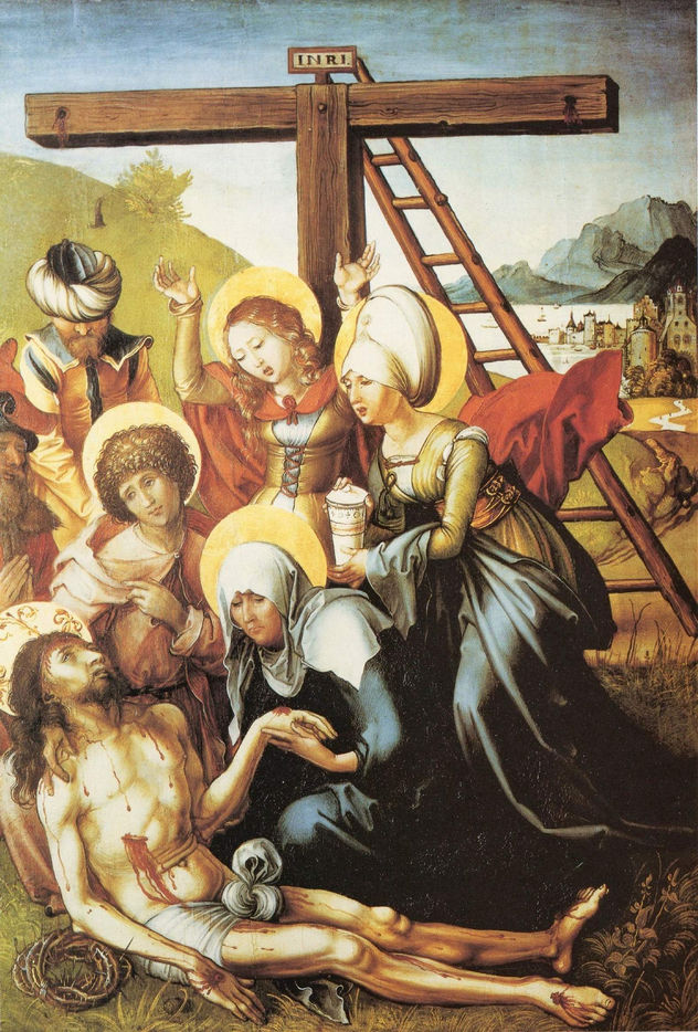 Los siete dolores de María: llanto por Cristo, 1495-1496