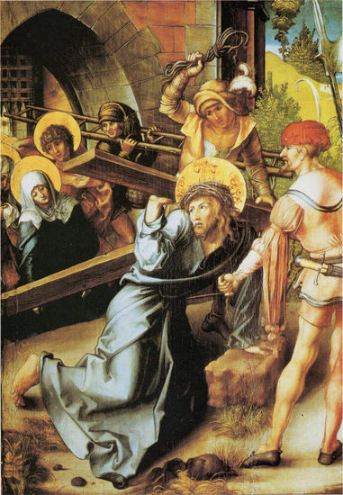 Los siete dolores de María: cristo llevando la cruz, 1495-1496 Otros