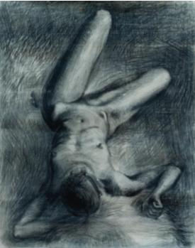 desnuda Pencil (Black) Paper Nude Paintings