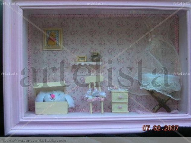 cuadro "dormitorio bebe moises" 