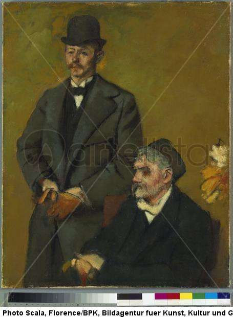 Henri Rouart y su hijo Alexis, 1895