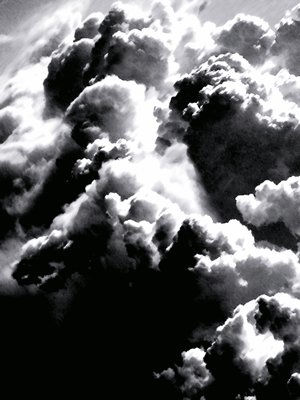 La tormenta Naturaleza Blanco y Negro (Digital)