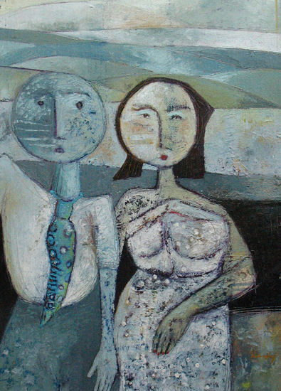 Pareja II Oil Canvas Others