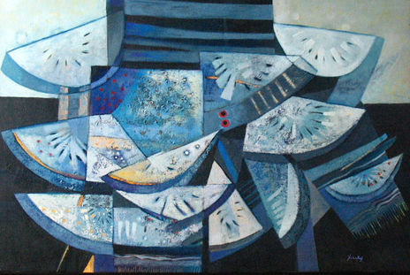 Bodegon Azul