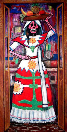 Catrina de Baja California Oil Canvas Others