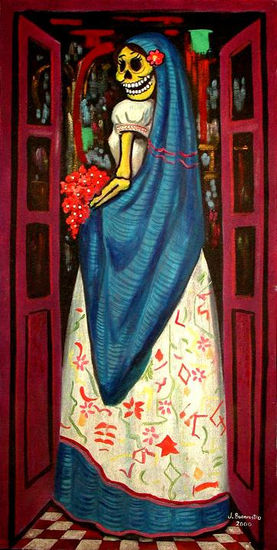 Catrina de Michoacan Oil Canvas Others