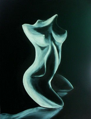 Desnudo busto Oil Panel Nude Paintings