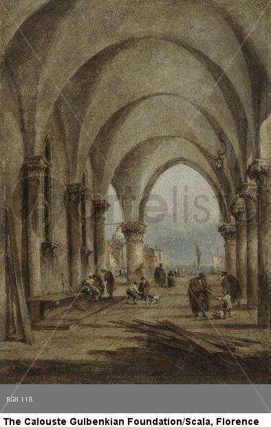El Pórtico del Palacio Ducal, c. 1778