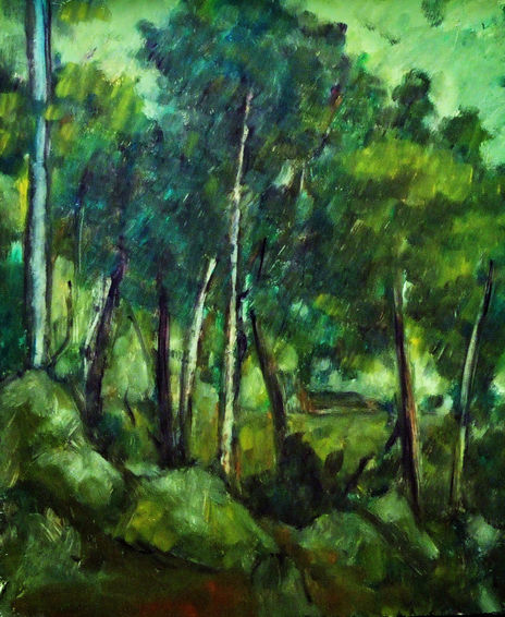 Los arboles y penascos