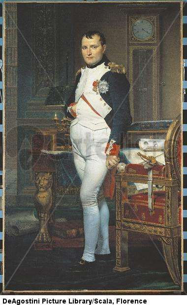 Napoleón en su estudio