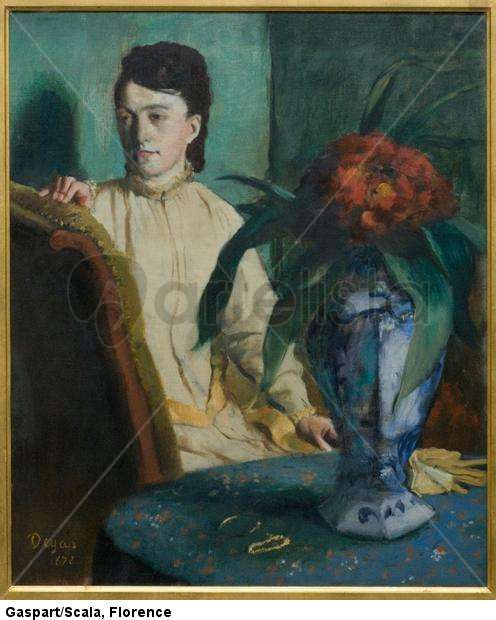 La femme a la potiche - The woman and the vase. 1872