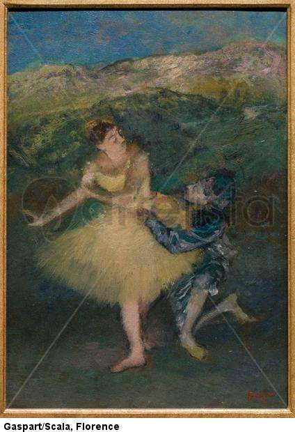 Harlequin and Columbine. 1886-90