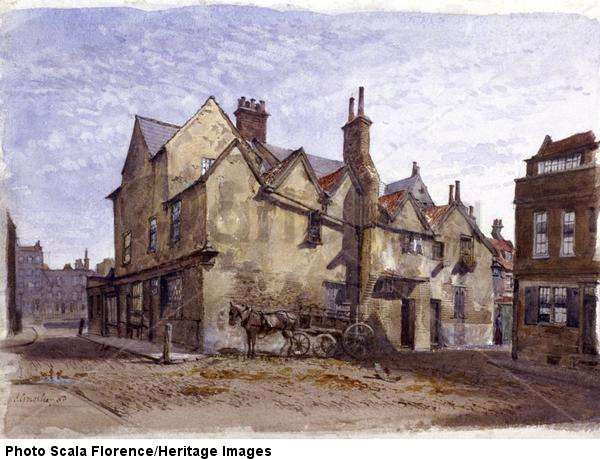 Cromwell House, Smithfield, London, 1880
