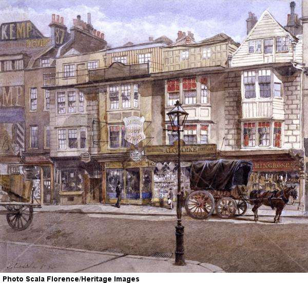 Bishopsgate (Calle), Londres, 1886
