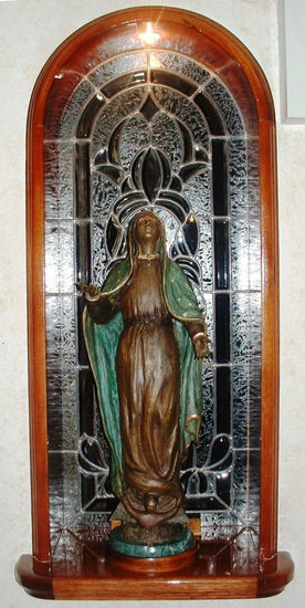 virgen de guadalupe Bronce Figurativa