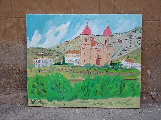 Santuario de Tices Ohanes Oil Canvas Landscaping