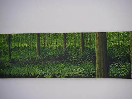 BOSQUE DE LA HOJA Acrylic Canvas Landscaping