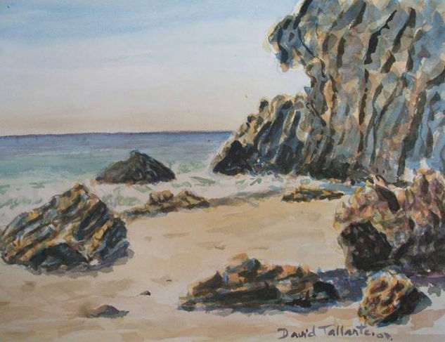 Bajo la Torre. Acuarela Papel Marina