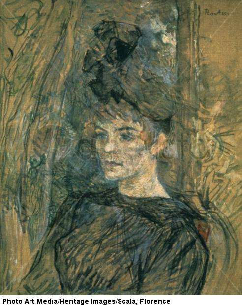 Portrait of Suzanne Valadon, 1885.