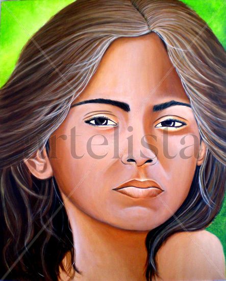 MIRADA ALTIVA Acrylic Canvas Portrait