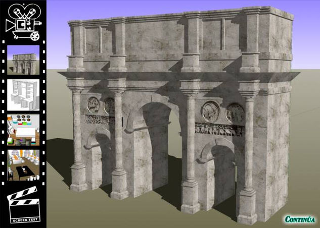 Arco de Constantino en 3D 