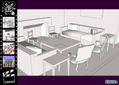 Decoración en Living - 3D