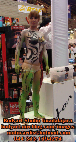 Bodypaint en expomoda 