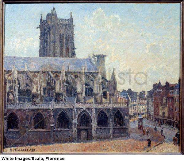 La iglesia de Saint Jacques en Dieppe. 1901