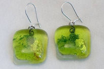 Pendientes verde lunar