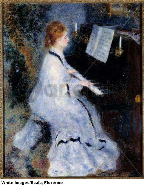 Young Woman at the Piano, 1875