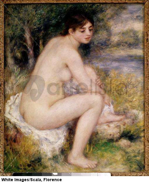 Mujer desnuda en un paisaje. 1883