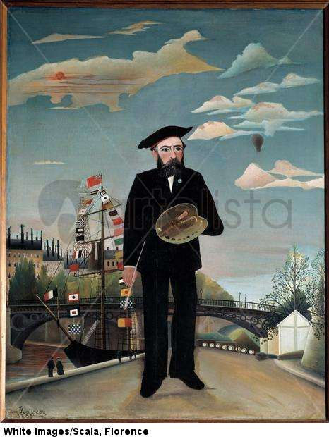 Self-portrait landscape of 1890. Self-portrait. 1890
