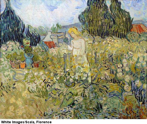 Mademoiselle Gachet in her garden at Auvers-sur-Oise (Auvers-Sur-Oise) 1890