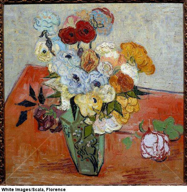 Roses and anemones. 1890