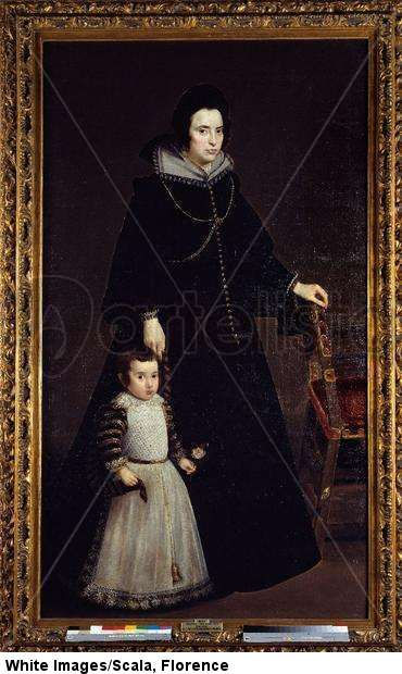 Doña Anonia de Ipeñarrieta y Galdós y su hijo don Luis