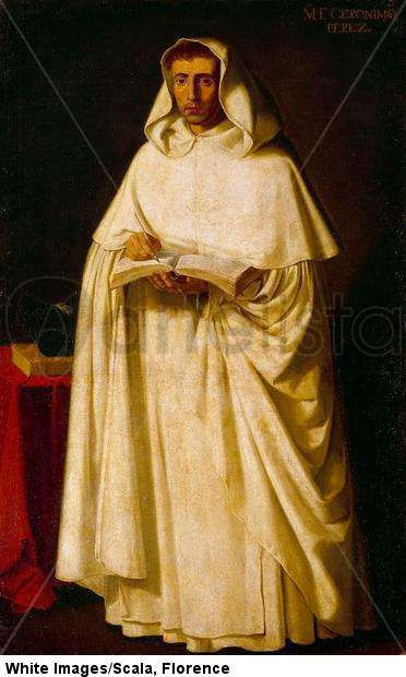 Portrait of Father Jeronimo Perez. 17th century.