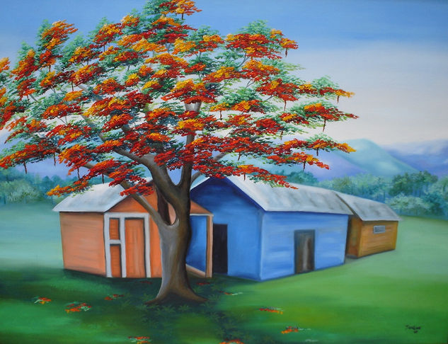 Casita de campo Oil Canvas Landscaping