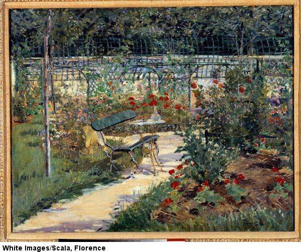 My garden, the bench, 1883