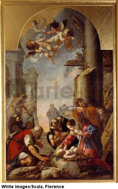 La adoración de los pastores, 1635