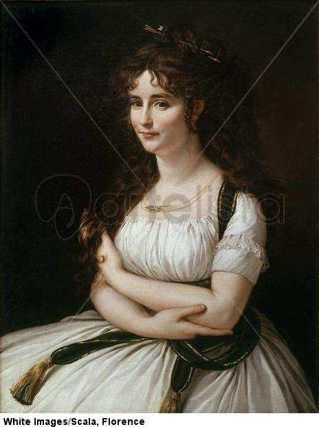 Portrait of Madame Pasteur, born Madeleine Alexandre (1773-1841). 19th century