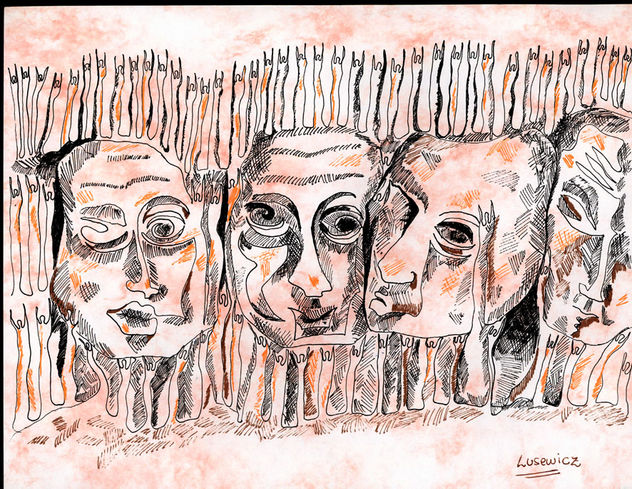 caras de piedra