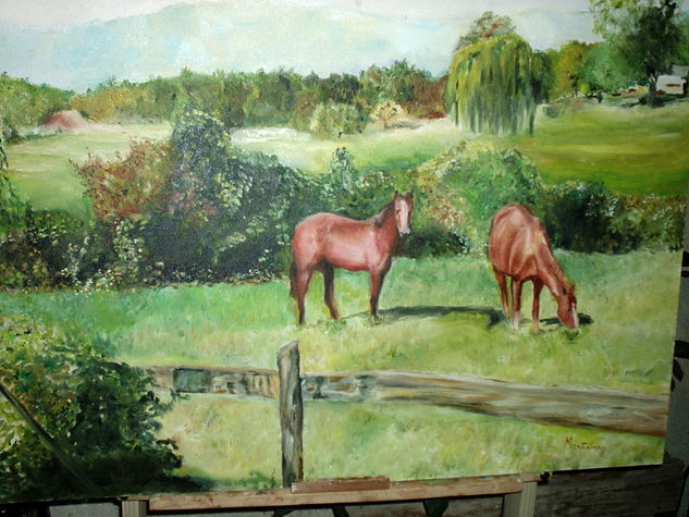 Paisaje de campo Oil Canvas