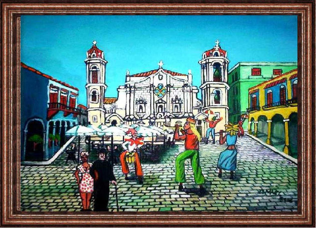 Gigantes en la Catedral Oil Canvas Landscaping