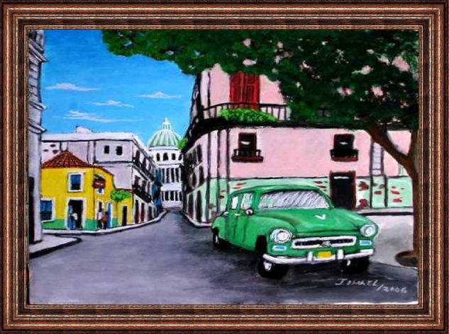 calle Teniente Rey Oil Canvas Landscaping