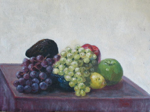 Bodegón de frutas Oil Canvas Still Life Paintings