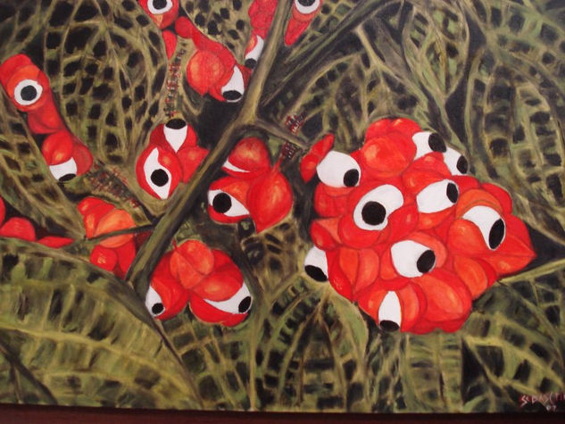 Olhos da floresta Oil Canvas Landscaping