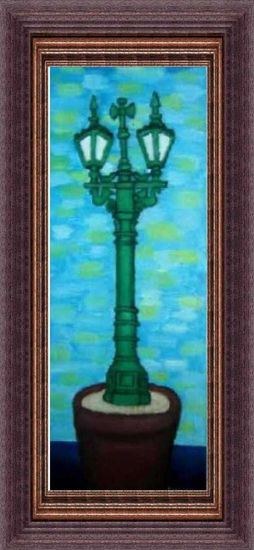 mi farola del prado Oil Canvas Figure Painting