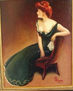 dama sentada