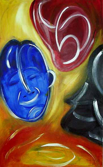 Family memories Acrylic Canvas Figure Painting